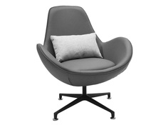 Кресло oscar серый (bradexhome) серый 86x95x60 см.
