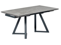 Стол раздвижной twist серый (bradexhome) серый 160x75x90 см.