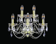 Бра art classic xl d 5 (bohemia art classic) золотой 44x30x25 см.