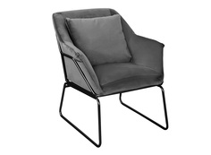 Кресло alex серый (bradexhome) серый 68x78x81 см.