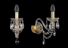 Бра art classic gold sp 1 (bohemia art classic) золотой 10x27x24 см.