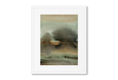 Репродукция картины в раме storm waves (картины в квартиру) мультиколор 42x52 см.