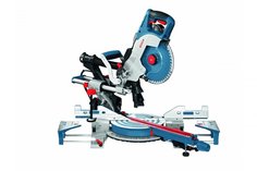 Торцовочная пила Bosch GCM 8 SDE (серебристо-синий)