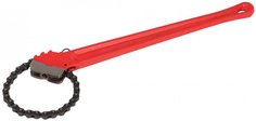 Ключ трубный REKON Односторонний цепной с двойными губками 028414 (красный)