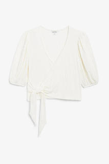 Блузка с запахом Monki