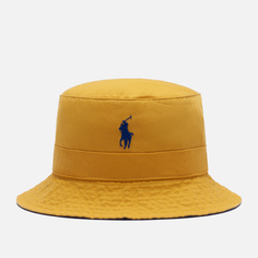 Панама Polo Ralph Lauren Twill Loft Embroidered Polo Pony, цвет жёлтый