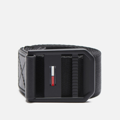 Ремень Tommy Jeans Essential Webbing Logo, цвет чёрный