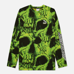 Мужской лонгслив Puma x Santa Cruz All Over Print, цвет чёрный
