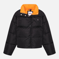 Женский пуховик Tommy Jeans Colour Pop Down Puffer, цвет чёрный