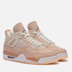 Женские кроссовки Jordan Wmns Air Jordan 4 Retro Shimmer, цвет бежевый