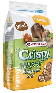 Корм Versele-Laga Crispy Muesli Hamsters&Co для хомяков и других грызунов, 400гр