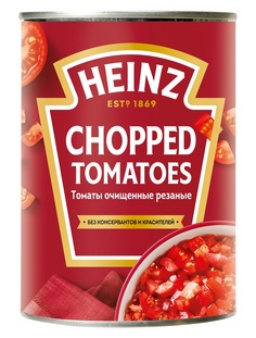 Томаты резаные Heinz очищенные, 400гр