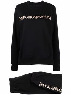 Emporio Armani спортивный костюм с логотипом