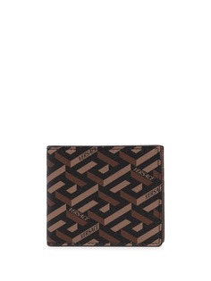 Versace бумажник с узором Greca