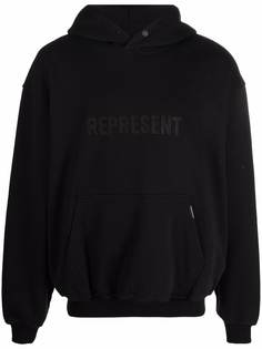 Represent худи с тисненым логотипом
