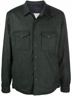 Mazzarelli шерстяная куртка-рубашка Cortina