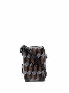 Au Départ мини-сумка на плечо с геометричным принтом