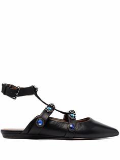 Kurt Geiger London балетки с кристаллами