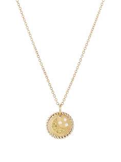David Yurman колье Moon and Stars из желтого золота с бриллиантами и сапфирами