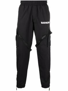 BARROW logo-strap detail track pants