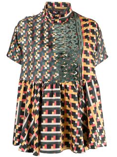 Biyan блузка с принтом