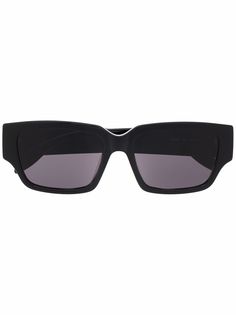 Alexander McQueen солнцезащитные очки в прямоугольной оправе