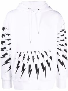 Neil Barrett худи с принтом Thunderbolt