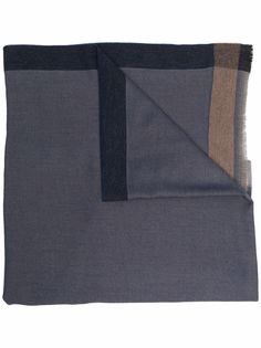 Canali шерстяной жаккардовый шарф