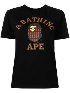 A BATHING APE® футболка с логотипом Bape