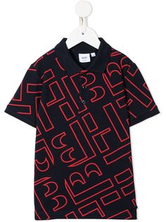BOSS Kidswear рубашка поло с логотипом