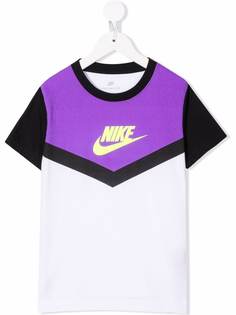 Nike Kids футболка с принтом Swoosh