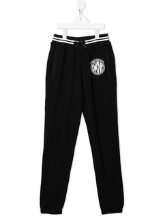 Dkny Kids спортивные брюки с нашивкой-логотипом