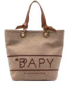 BAPY BY *A BATHING APE® сумка-тоут с вышитым логотипом