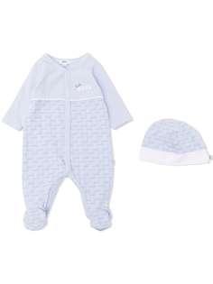 BOSS Kidswear комплект из пижамы и шапки с логотипом