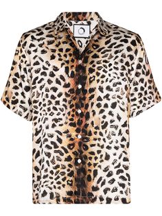 Endless Joy шелковая рубашка с леопардовым принтом
