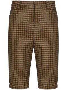 Saint Laurent клетчатые шорты