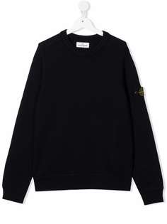 Stone Island Junior джемпер с нашивкой-логотипом