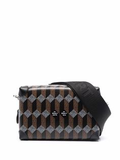 Au Départ сумка на плечо с геометричным принтом