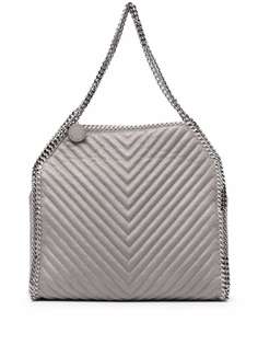 Stella McCartney стеганая сумка-тоут Falabella с узором шеврон