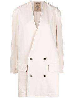 Uma Wang двубортное пальто-пиджак