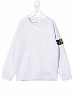 Stone Island Junior джемпер с нашивкой-логотипом