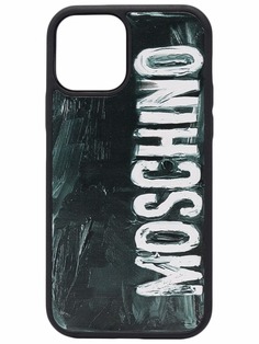 Moschino чехол для iPhone 12/12 Pro с логотипом