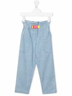 The Marc Jacobs Kids джинсы-бойфренды с вышитым логотипом