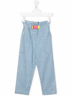 The Marc Jacobs Kids джинсы-бойфренды с вышитым логотипом