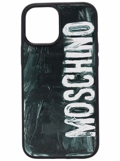 Moschino чехол для iPhone 12 Pro Max с логотипом