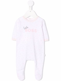 BOSS Kidswear пижама с логотипом