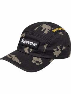 Supreme кепка в стиле милитари