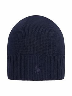 Ralph Lauren Kids шерстяная шапка бини Polo Pony