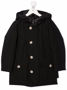 Woolrich Kids пуховик с капюшоном