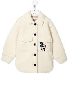 SONIA RYKIEL ENFANT куртка с нашивкой-логотипом